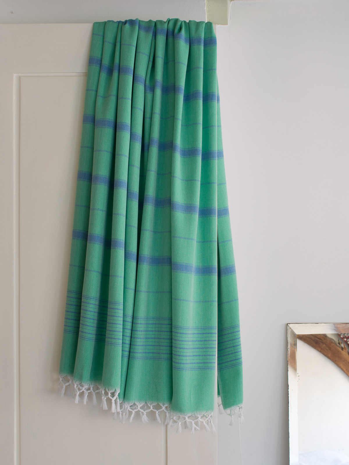 hammam towel XL jade green/ocean blue 220x160cm
